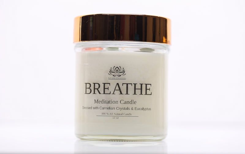 Breathe-Eucalyptus-Meditation Candle ( 100% Soy)