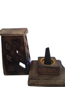 Wooden Incense Cone Burner