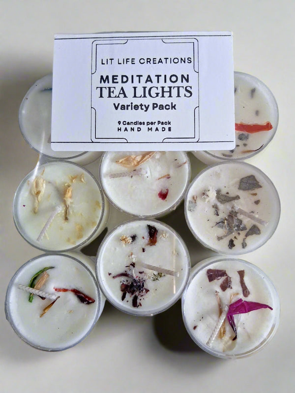 Meditation Tea Light Variety Pack-9 count