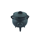Cast Iron Cauldron w/ Lid - Mini Tree of Life (3.5 in.)