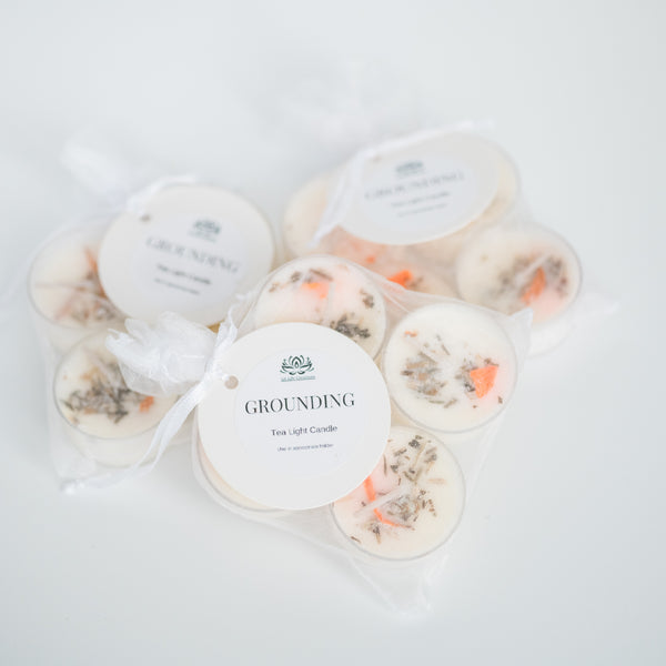 Grounding Tea Light Meditation Candles