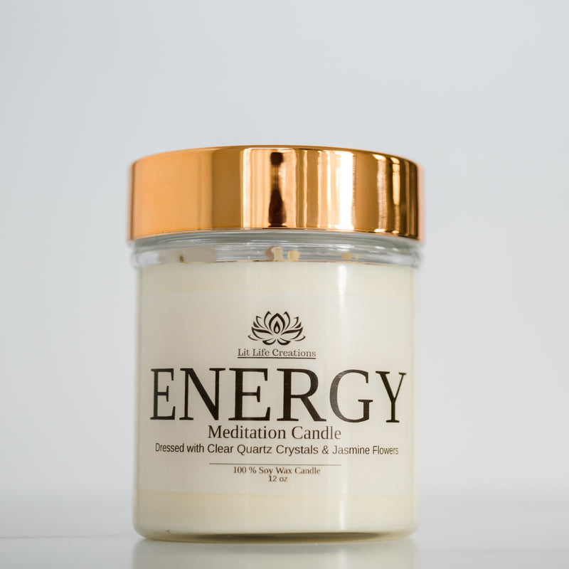 Energy Mediation with the "Energy" Meditation Candle -10 Minute Guided Session
