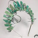 Retro Moon Crown Crystal Metal Hair Band