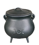Large Cauldron Cast Iron Pot-Burning Herbs