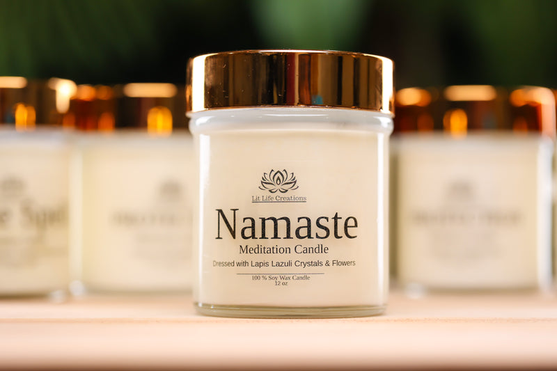 Namaste Meditation Candle Guided Mediation Experience