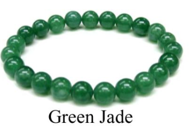 Crystal Bracelets - Green Jade