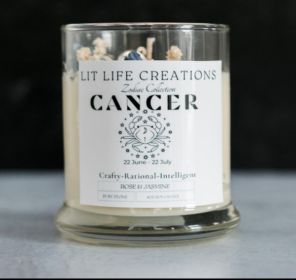 Cancer Zodiac Candle