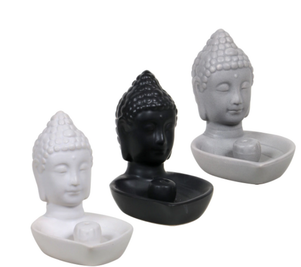 Pembakar Dupa Buddha Keramik, Tempat Dupa, Meditasi, Doa