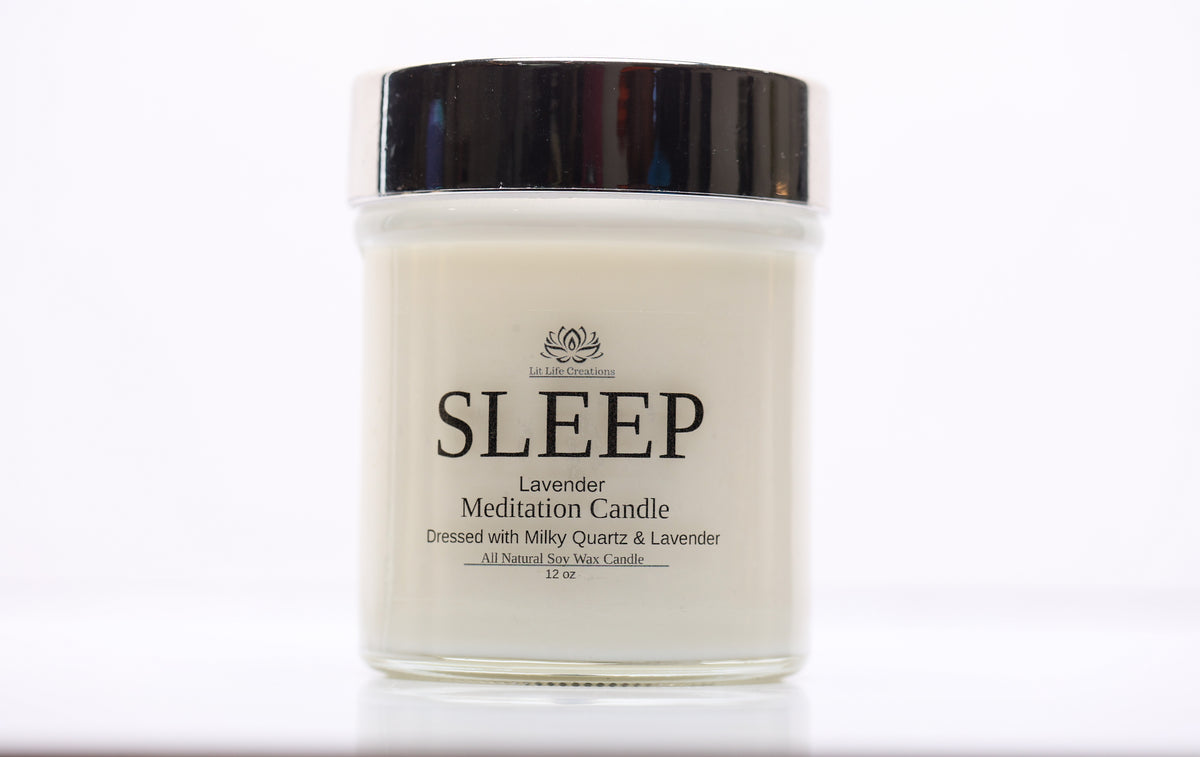 Sleep All Natural- Meditation Candle ( 100% Soy)