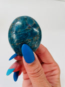 Blue Apatite Palm Stone