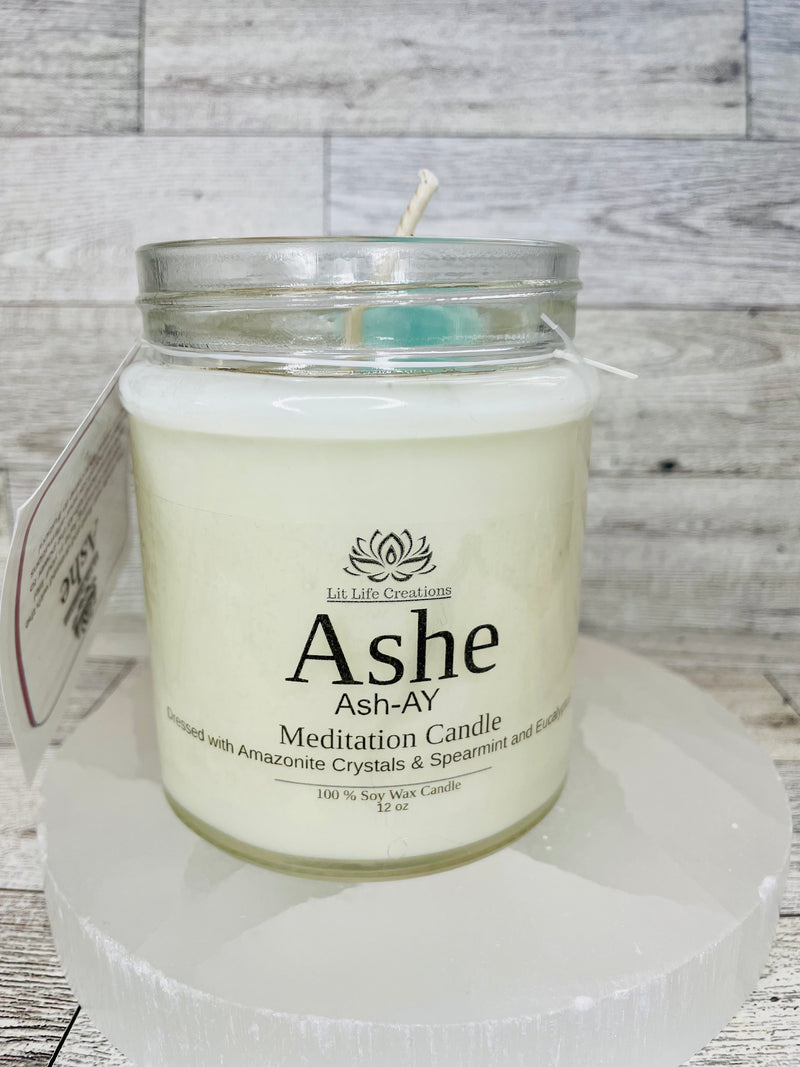 Ashe Meditation Candle