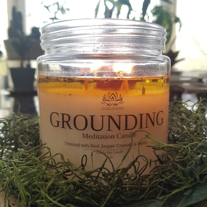 Grounding Meditation Candle