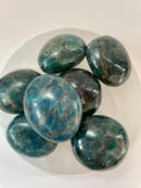 Blue Apatite Palm Stone