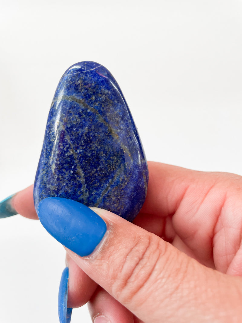 CRYSTALMIRACLE Pietra Di Palma In Iolite Naturale – Cristallo Per Reiki, Chakra E Benessere – 80-100 Gr