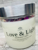Love and Light Meditation Candle