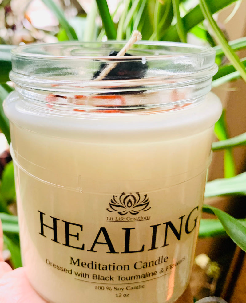 Healing Meditation Candle
