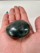 Blue Apatite Palm Stone